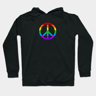 Retro Peace Symbol Hoodie